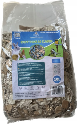 Cotton N Card-podkł. chłonne Joris, ściółka dla królika, Bawełna Karton 10l