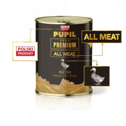 PUPIL Premium All Meat Gold dla psa kaczka 800 g