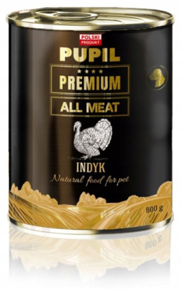 PUPIL Premium All Meat GOLD indyk 800g
