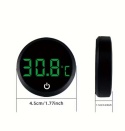 Termometr akwariowy zewnętrzny LED – pomiar przez szybę (czytelny odczyt!) (BATERIA W ZESTAWIE)