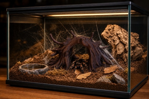 Growise Dekoracja Łuk-Korzeń do terrarium i akwarium