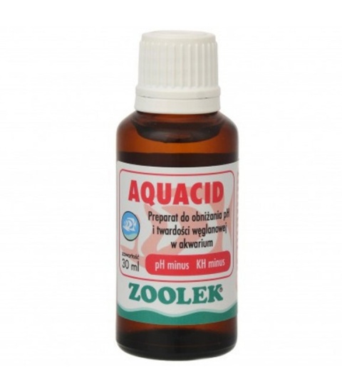 Zoolek Aquacid 30ml – obniża pH i twardość węglanową KH w akwarium